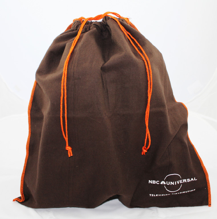 a brown dust bag